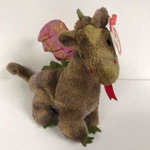 “LIKE NEW” “SCORCH” TY BEANIE BABIES DRAGON W/TAG